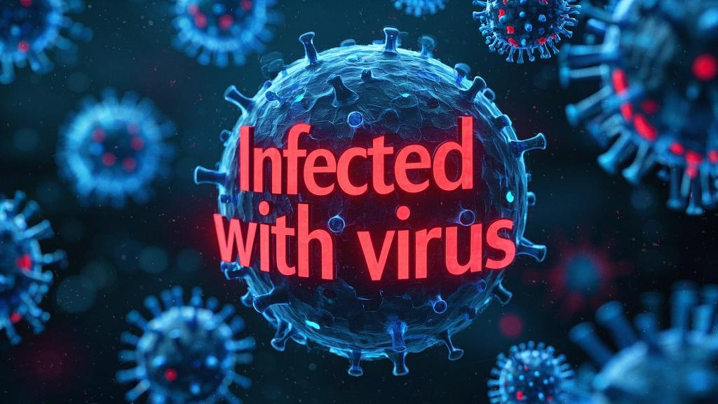 Infected with virus